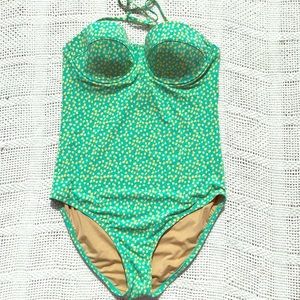 Jcrew Rosebud Underwire Swimsuit